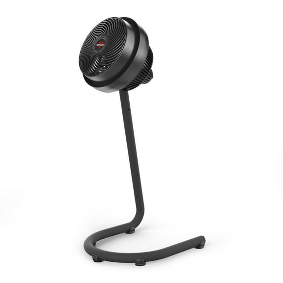 Vornado 693 Mid-Size Whole Room Air Circulator Pedestal Fan with Adjustable Height, Pivoting Head, 3 Speed Control, Black