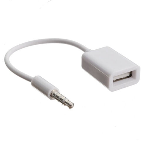 3.5mm Male to USB A Female Audio Adapter Cable 