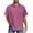 Hot Pink, variant on FAIWAD Mens Linen Shirts Short Sleeve Button Down Casual Breathable Lightweigh Vacation Beach Summer Tops