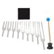 thumbnail image 5 of Chakra Tuning Forks Set, Aleación De Aluminio Relax Mind Yoga Tuning Fork Multifunción Para Interior Para Terapeuta De Sonido ANGGREK Otros, 5 of 8