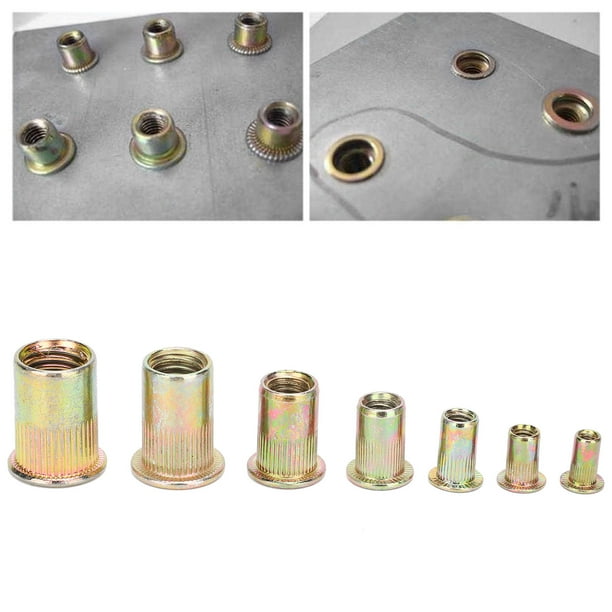 Steel Rivet Nut Color-Plated Zinc Rivet Nut M3-M10 Galvanized Rivet Nut ...