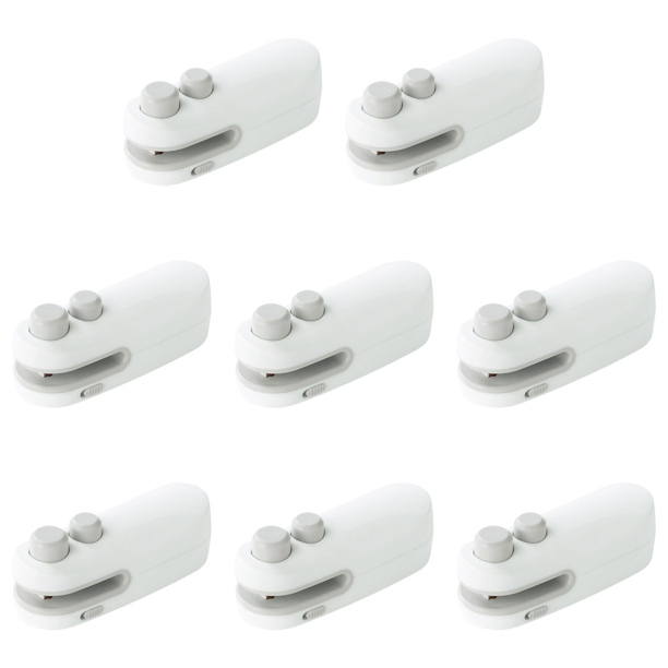 Sellador Alimentos Portátil Recargable Por USB para Bolsas Plástico Refrigerios () Blanco