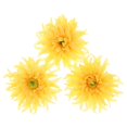 thumbnail image 2 of 3x Flor Horquilla Pinza de cabellero Nupcial Boda Playa Accesorios para El Cabello - Amarillo, Individual Macarena flor de la playa del verano, 2 of 7