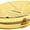 Gold Arrows, variant on Set of 2 Oval-Shaped Pocket Purse Pill Box & Organizer With Dual Compartments (Silver Victorian)