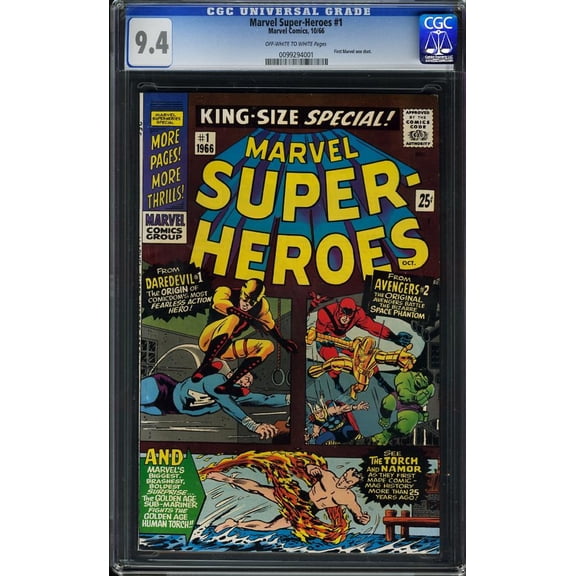 Marvel Super-Heroes #1 - CGC 9.4 Comic Book