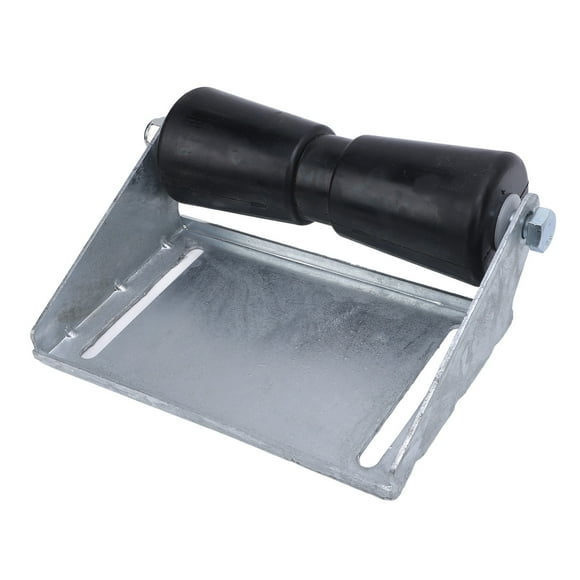 Rubber Bow Boat Trailer Roller Tough Black with Bracket for Loading and Launching Boat Guide Boat Trailer Smooth Roll Kayaks Sailboats