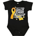 thumbnail image 3 of Inktastic Chilhood Cancer Awareness Yippee No More Chemo for Me Boys or Girls Baby Bodysuit, 3 of 5