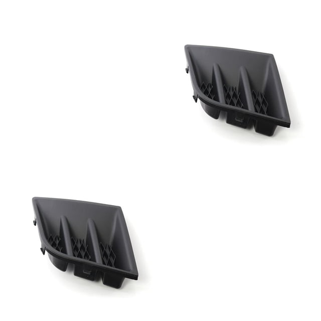 Rejilla de parachoques delantero Kenally estilo automático negra 2piezas para Izquierda