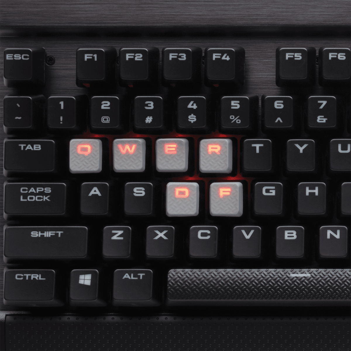 CORSAIR K70 LUX Mechanical Gaming Keyboard Backlit Red LED - USB Passthrough & Media Controls - & Quiet - MX Brown - Walmart.com