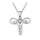 thumbnail image 1 of En forma de tendencia hueco collar colgante, 1 of 7