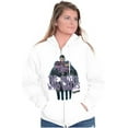 thumbnail image 3 of the Phantom Vintage Ghost Who Walks Unisex Plus Size Zip Hoodie Brisco Brands 4X, 3 of 6