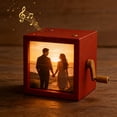 thumbnail image 6 of Photo Notebook Frame Animation, Unique Machine Mechanical Hand-cranked Notebook Picture Box with Photos That Can Play Songs,Unique Photo Gifts for Women Men, 6 of 8