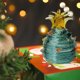 thumbnail image 4 of onlyliua Ofertas Del Día Liquidación Mini Adornos de Cristal para Árbol de Navidad, Pequeño Árbol de Navidad de Cristal, Casa de Muñecas de Navidad, Figuras de Invierno En Miniatura para Manual, Deco, 4 of 6