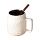 thumbnail image 1 of Taza para fondue de chocolate con tenedor, calentador portátil, taza para fondue, taza para derretir chocolate Blanco, 1 of 8