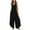 1 Black, variant on XIAfhje Jumpsuits For Women Casual Summer Rompers Sleeveless V Neck Jumpsuits Loose Overalls With Pockets Wide Leg Long Pants Overalls