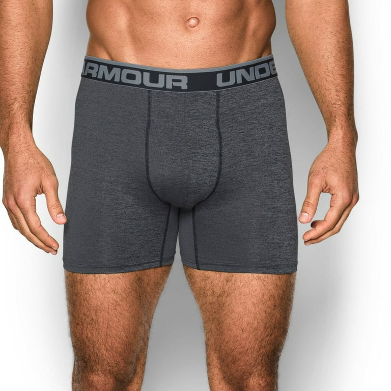 Under Armour Tech Mesh 6in Underwear - 2-Pack Black/Charcoal