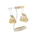 thumbnail image 2 of Dalazy Chandelier Rotatif en Métal Porte-Bougie Chauffe-Plat pour Cheminée Chat, 2 of 9