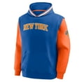 thumbnail image 4 of Men's Fanatics  Blue/Orange New York Knicks Half Court Shot Clock Fastbreak Hoodie, 4 of 5