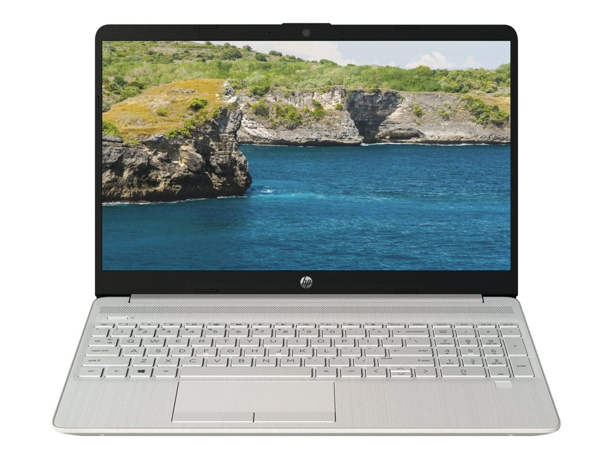 HP Laptop 15-dw1033dx - Intel Celeron N4020 / 1.1 GHz - Win 11 Home in S mode - UHD Graphics 600 - 4 GB RAM - 128 GB SSD TLC - 15.6" 1366 x 768 (HD) - Wi-Fi 5 - natural silver - kbd: US