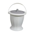 thumbnail image 3 of Cubo con cámara de escupidera, botella para urinario con tapa, jarra nocturna para urinario de cabecera, Blanco Con Anillo, 3 of 9
