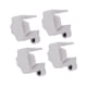 thumbnail image 5 of Clips para guardabarros de barco,Clips para guardabarros de barco para el tensor de la cornamusa del pontón,Clips de parachoques para embarcaciones para cuerdas de de 3/8" de Gris, 5 of 8
