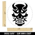 thumbnail image 2 of Oni Japanese Demon Mask Self-Inking Rubber Stamp Ink Stamper - Red Ink - Mini 1/2 Inch, 2 of 7