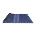 thumbnail image 2 of Ahgly Company Indoor Round Abstract Blue Modern Area Rugs, 3' Round, 2 of 4