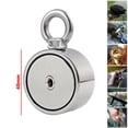 thumbnail image 6 of Strong Magnet Fishing Kit, 1000LBS(453KG) Pulling Force Double-Sided Fishing Magnets Neodymium Magnetic Fishing Kit with 20m (65 Foot) Durable Rope and Hook up, 6 of 7