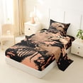 thumbnail image 2 of Erosebridal Kids Capybara Twin Sheet Sets, Japanese Blossoms Floral Bedding, Black Pink, 3-Piece, 2 of 5