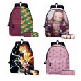 thumbnail image 2 of Tomioka Giyuu mesurost Destroy Blade 3D mochila bandolera estuche de lápices tres piezas bolsa de viaje para ordenador portátil cosplay anime hombres mujeres zhangyuxiang unisex, 2 of 2