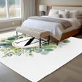 thumbnail image 4 of Letter N Large Area Rugs 8x10 ft Alphabet Green Eucalyptus Leaves Plant Simple Washable Rug Non Slip Indoor Carpet Absorbent Floor Mat for Living Room Bedroom Dining Room, 4 of 9