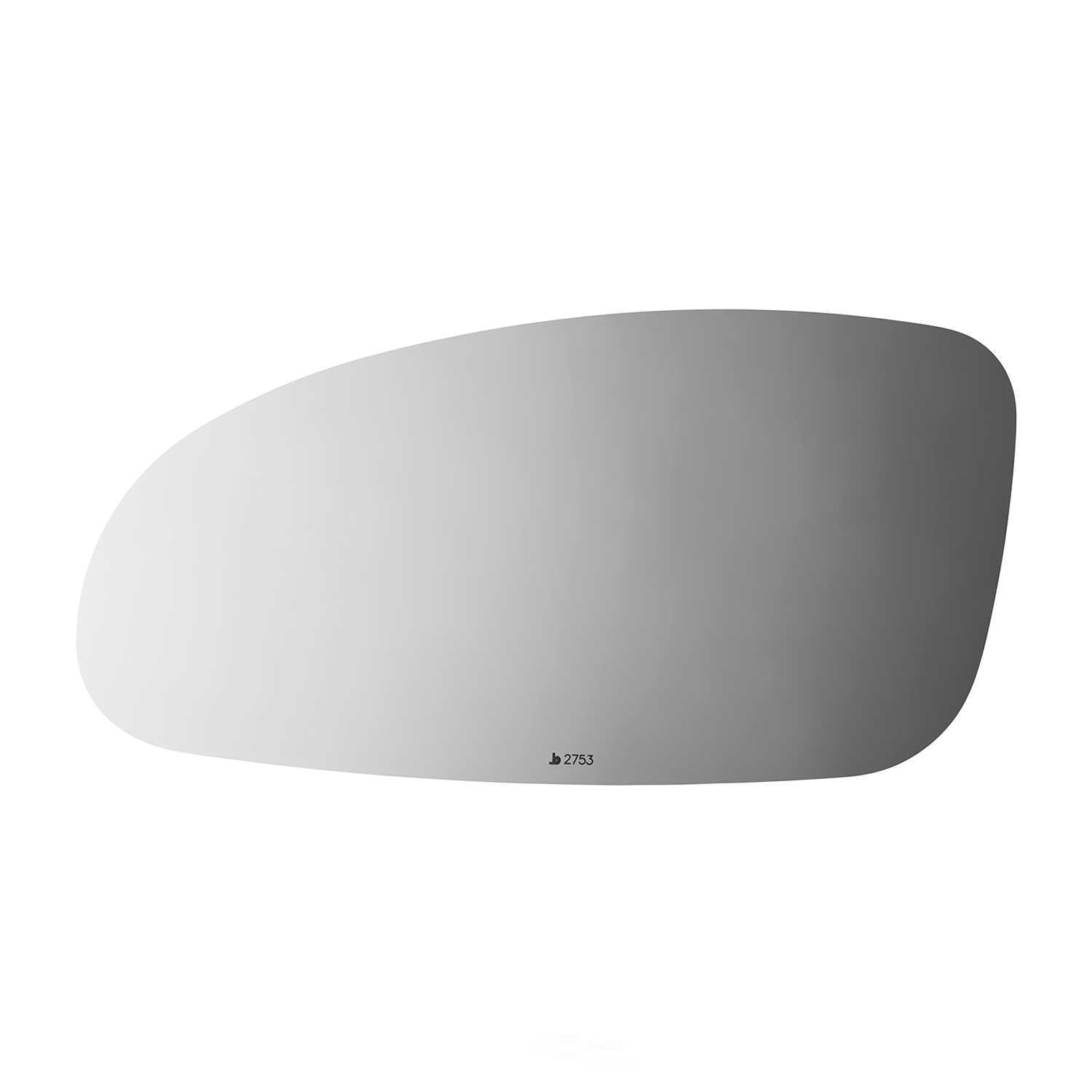 Burco Side View Mirror Replacement Glass - Clear Glass - 2753