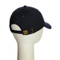 thumbnail image 6 of D&I Plain Dad Hat 100% Cotton Unstructured Hat Unisex Strap Cap - 2Pk - Black Navy, 6 of 9