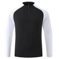 thumbnail image 4 of Men's Performance Long Sleeve T-Shirt Active Athletic Workout Top Breathable Comfortable Fitness Shirt for Running Training Outdoor Sports Mens Work Shirts Summer Basic Tee Shirts, 4 of 6
