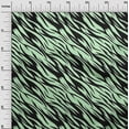 thumbnail image 2 of oneOone Polyester Lycra Mint Fabric Tiger Animal Skin Sewing Material Print Fabric By The Yard 56 Inch Wide, 2 of 4