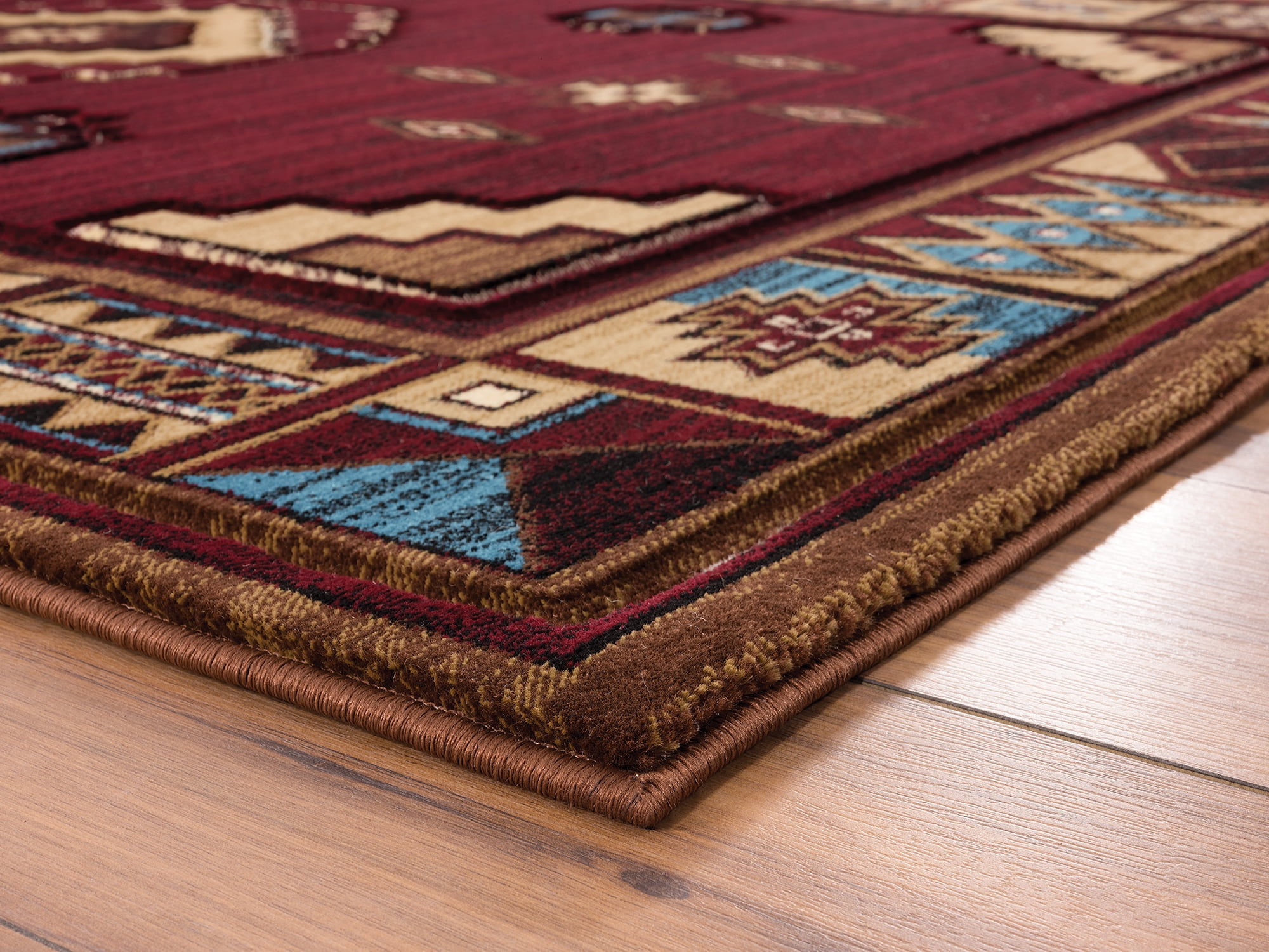 United Weavers Rustic Forest Bayard Hand-Carved Area Rug or Runner