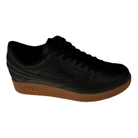 Mens Fila A-Low Shoe Size: 8.5 Black - Black - Gum Basketball