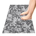thumbnail image 5 of Haosy Gray Black Camouflage Bathroom Rugs Non Slip Absorbent Soft Plush Quick Dry Bath Mat, 39"x20", 5 of 8