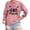 Pink, variant on Jacket Women Sweatshirt Women Full Zip Ladies Oversized Sweatshirts Distressed Top Jackets Hot Outfits Women Hooded Sweatshirt Women Zippe Hoodies Teen Girls Front Zip