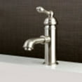 thumbnail image 3 of Kingston Brass KS7418ACL American Classic Single-Handle Bathroom Faucet, Brushed Nickel, 3 of 4