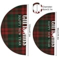 thumbnail image 3 of FMSHPON New Year Christmas Plaid Xmas Christmas Tree Skirt Stand Mat for Holiday Party Decoration Indoor Outdoor 36 inches, 3 of 6