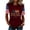 Wine, variant on Women USA 250th Anniversary Shirt Patriotic Independence Day Shirt Women Casual Crew Neck Short Sleeve Top