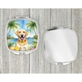 thumbnail image 4 of Yellow Labrador Retriever Luau Compact Mirror 2.75 in x 3 in, 4 of 4