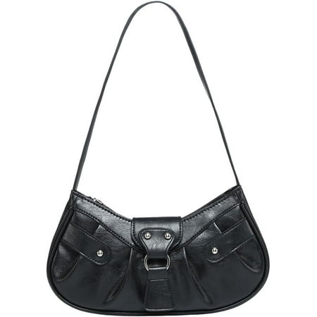 WJOOUNB Women s Pleated Hobo Shoulder Bag PU Leather Clutch Handbag