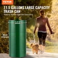 thumbnail image 2 of Dog Poop Trash Can 11.5 Gallons Weather-Resistant Dog Waste Bin with Lid, 2 of 9