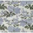 thumbnail image 4 of oneOone Organic Cotton Poplin Twill Fabric Leaves & Floral Ikat Printed Fabric 1 Yard 42 Inch Wide, 4 of 4