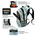 thumbnail image 5 of FORMRS Kids School Backpack Elementary Student Unisex Travel Bookbag with Reflective Stripes, Cartoon Train Pattern, 5 of 7