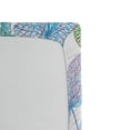 thumbnail image 2 of Ambesonne Floral Fitted Sheet, Flowers Leaves Ivy Ombre, Twin XL Size, Fern Green Pale Blue, 2 of 2