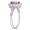 thumbnail image 3 of Everly Women's Topaz and Diamond 10K White Gold Engagement Ring, 3 of 6