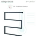 thumbnail image 6 of Voltaire 5-Bar Electric Towel Warmer in Matte Black, 6 of 12